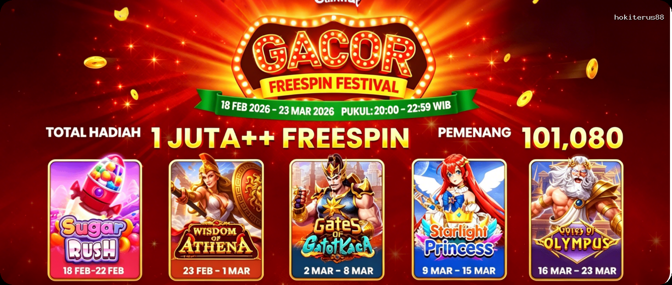 Login hokiterus88 Sekarang Bonus Melimpah